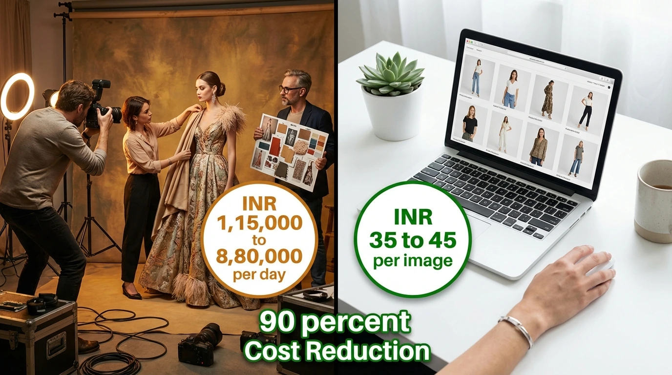 How fashion brands are cutting photoshoot costs by 90% with AI